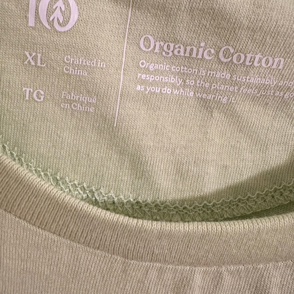 Tentree Honey Dew Green 100% Organic Cotton Size X-Large - Picture 7 of 9